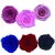 Import 2020 preserved fresh flowers 6-7cm forever fresh cut flowers dark blue roses head short stem good quality for Valentine&#39;s Day from China