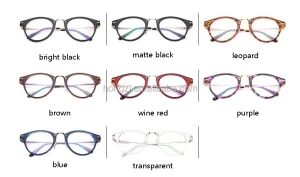 2020 transparent glasses Women Eyeglasses round Optical Glasses Frame Brand Design Plain Eye glasses oculos de grau femininos