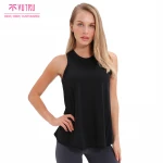 2020 wholesale nylon/spandex Custom gym sport workout yoga fitness stringer tank top women