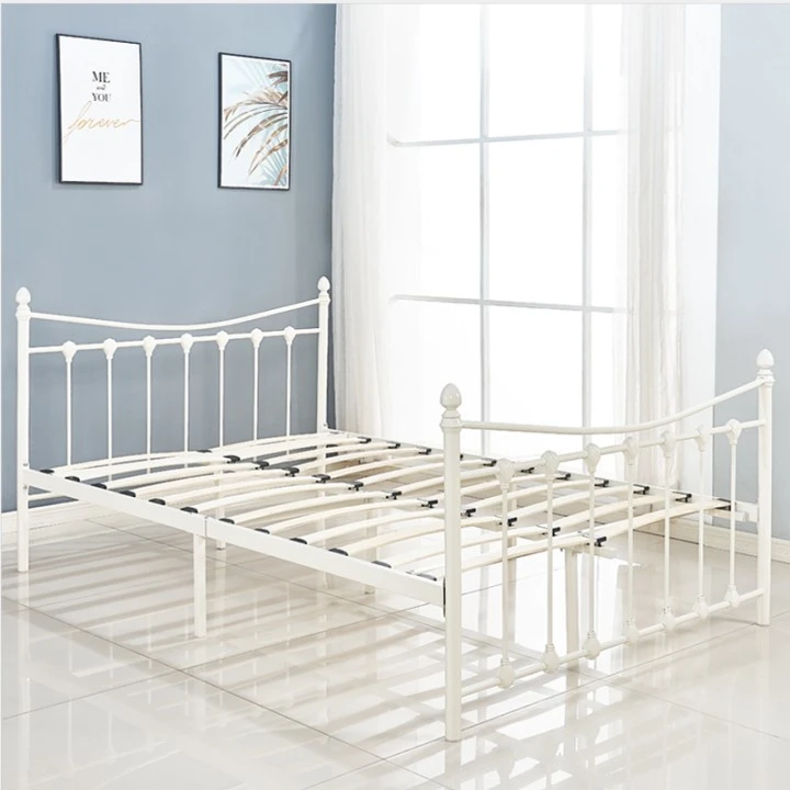 2020latest design metal bed frame Simple Platform bed Headboard Iron frame