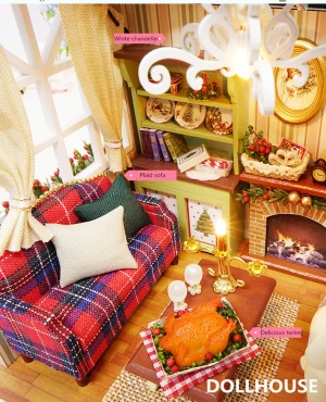 2020Miniature Furniture Handmade DIY Dollhouse Mini House Educational Toys Holiday Gifts