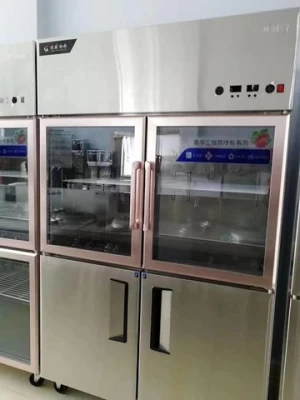 2021 Hot Sale Stainless Steel Top Upright Freezer Fridge Kitchen Use 4 Doors Refrigerator for Home