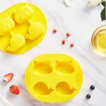 2021 New Product Non-Stick Yellow Silicone Cake Molds Amazon Hot Sales Baking Tools Wholesale Cake Molds