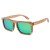 Import 2021 Newest Natural Bamboo Wooden Sunglasses Custom Logo Polarized Zabra Wood Sun Glasses for Men from China