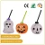 Import 2024 Hot Sales 16OZ 473ML Halloween Icon Shaped Drinkware LED Plastic bottle Light Up water bottle with Straw from China