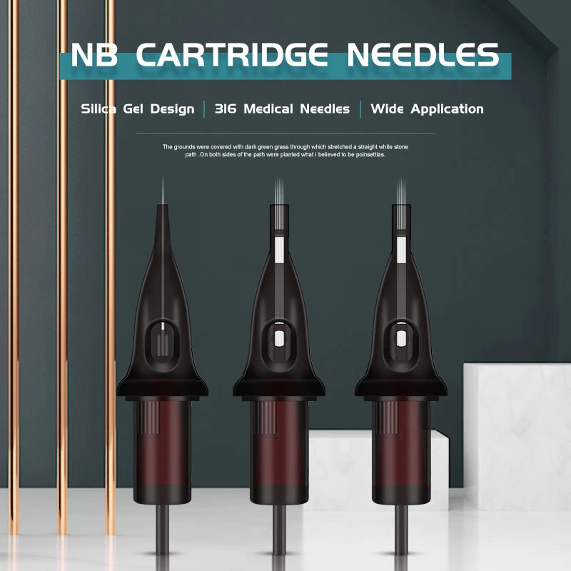 20PCS RL Series Disposable Sterile Tattoo Needles For Permanent Makeup Rotary Tattoo Machine Pen Cartridge