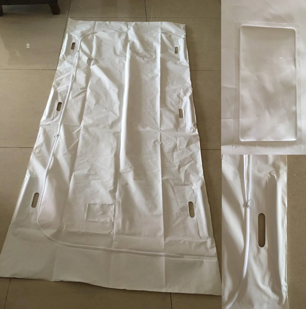 220 x 107cm 140kg Disposable Mortuary Funeral Waterproof Adult Size White PEVA PVC Dead Body Bags Plastic Cadaver Corpses Bags