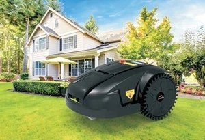 2.2Ah Cordless Stainless Steel Remote Control Electric Lawn Mower