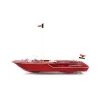 2.4G High Speed 25KM/H Electronic Vintage Racing boat, Toy RC Boat For Kids