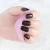 Import 24pcs 3D artifical fingernails nail art Press on Matte Pure Color  back glue Glitter Artificial Nails from China