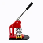 25mm 32mm 44mm 75mm  Manual Pin Badge Maker Button Making Machine for school  Rope Tile Keychain