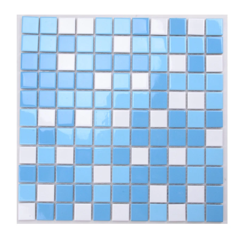 25x25 Small Blue Swimming Pool Tiles Prices from China | Tradewheel.com
