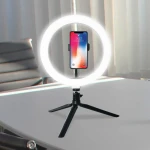 26cm Camera Tiktok Photographic led circle ring light set Fill Light with desktop Selfie 10inch Led Ring Light With Tripod Stand