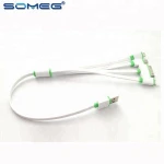 3 in 1 2A fast charge cable 120cm/ 30 cm Micro USB charger /type c /8 pin usb cable for s4 s6 s7 s8 s9 plus note 4 5 8 9