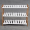 3 layers general use bamboo MDF shoe racks for home