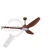 Import 3 Wooden Blades Low Energy Ceiling Fan with 3 Color LED Light from China