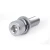 Import 304 Stainless Steel Cup Head Hexagon Socket Three Combination Screw With Flat Spring Washer Bolt Combination Screw from China