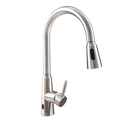 304 stainless steel sensor kitchen faucet pull out