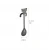 Import 304	stainless steel stirring spoon metal coffee spoon from China