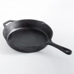 30cm cast iron cookware plant oil coating iron cast  pan new round cast iron pan With high quality