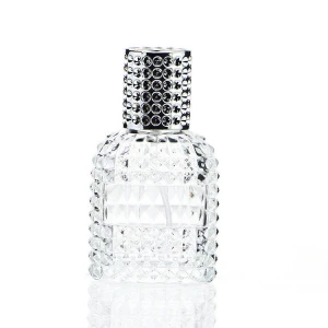 30ML 50ML perfume bottle, transparent customized glass bottle, round perfume bottle