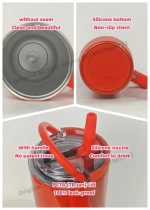 30oz 40oz Cottage Core Traveler Hydro 100% Leak Proof Tumbler Double Wall Vacuum 40Oz Sports Water Bottle PCTG Lid