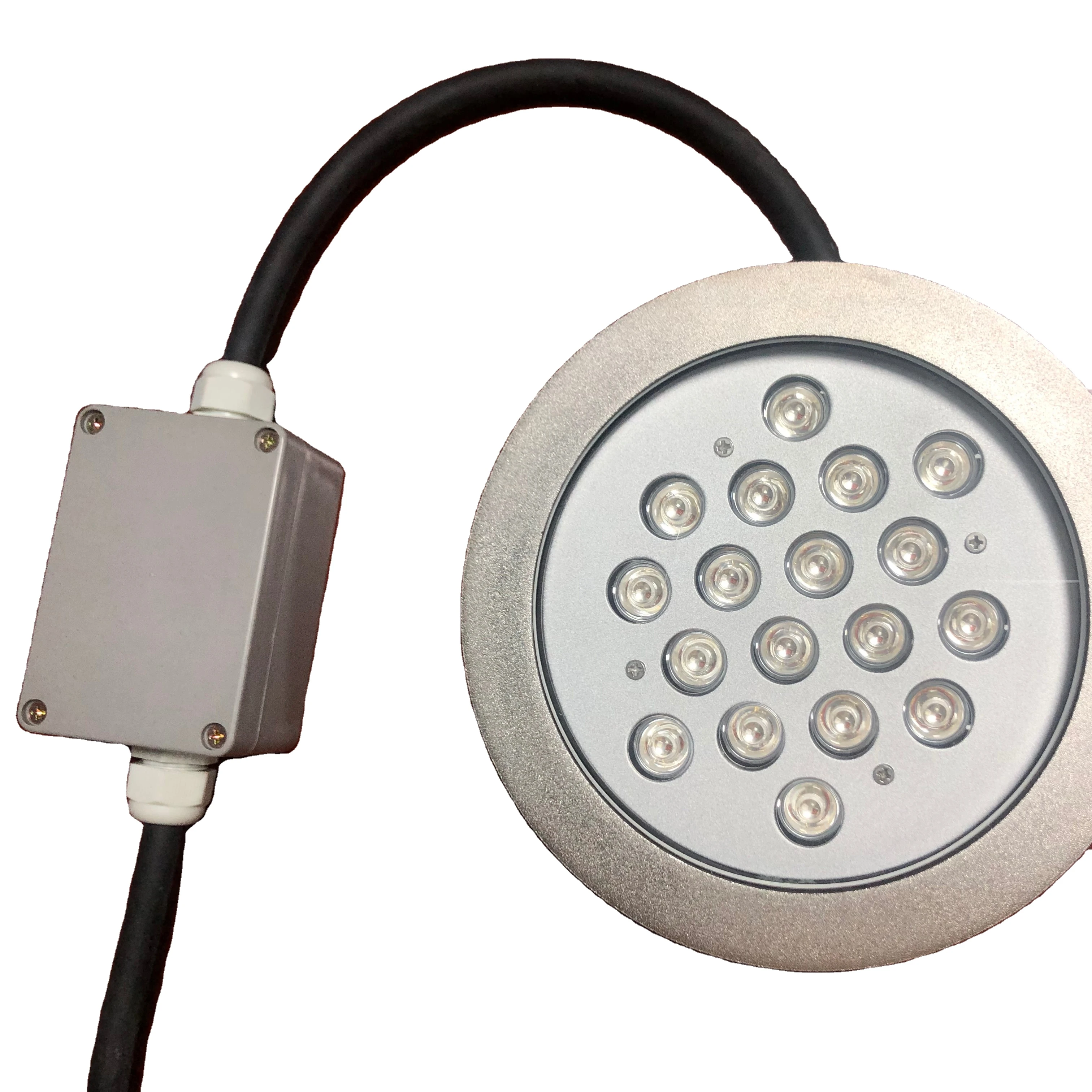 316L Stainless Steel 72W RGBW full color change IP68 outdoor LED Underwater Lighting