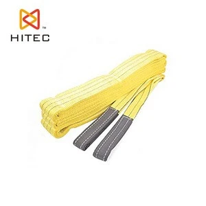 3T polyester flat type 7:1 safty factory  web belt sling for lifting