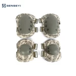 4 PCS Knee and Elbow Safety Pad Set Protector for skating, cycling , wargame
