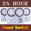 4 Styles 24 Hours  New Mechanical Timer Switch Socket 220V 10A Electric Wall Socket  Timer Plug Switch Socket US EU UK Plug