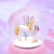 Import 4045G Cartoon Figure Unicorn Drifting Snow gleamy Globe Glass Crystal Ball Creative Resin Music Box Gift Home Desktop Decoration from China