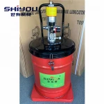 40L High Pressure Air compressor reel hose grease gun Pneumatic Grease Pump Lubricator Gun