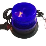 40W red blue amber white led strobe rotating beacon light for forklift ambulance police bus