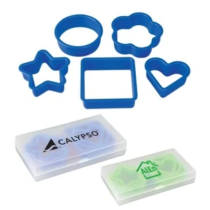 5 PIECE COOKIE CUTTER SET with your LOGO Imprint