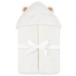 500gsm organic fabric hooded bamboo baby towel for kids