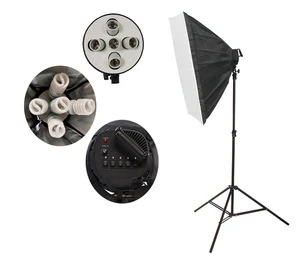 5500K 45W photographic light with softbox