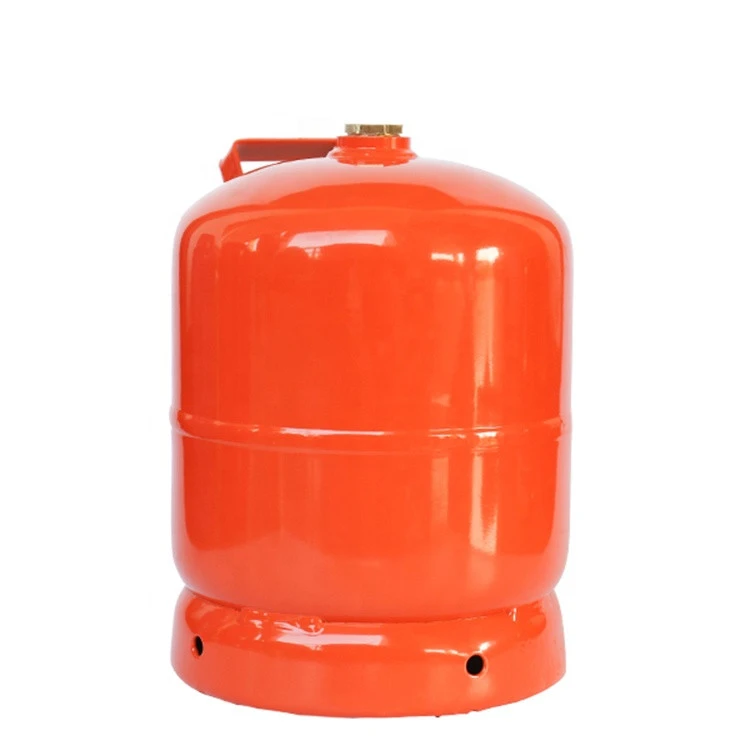 5kg Empty household nigeria lpg camping gas tank cylinder filling with valve