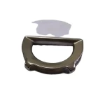 5x50mm Stainless Steel 304/316 Welded D Ring with 2 Eyes - Marine Grade Hardware for Handbags and Bags