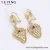 Import 60755 xuping fashion wholesale indian jewelry, 14k gold luxury stone new model wedding jewelry set, women gold plated jewellery from China