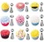 Import 62 Pieces Cake Decorating tools - Cupcake Decoration Supplies Kit with 48 Professional Stainless Steel Icing Tips , 1 Pastry Bag from China