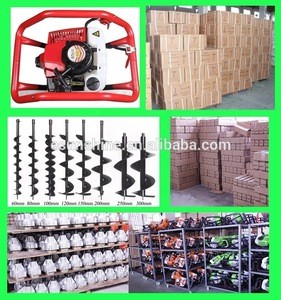 65cc big power earth drill with new handle or new model post hole digger or gasoline planter or ground drill machine