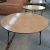 Import 6FT Regular Round Plywood Folding Banquet Dining Table Furniture from China