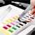 Import 6pcs modern dual tip calligraphy brush pen set for painting from China