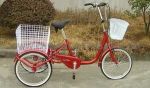 7 speeds adult tricycle/rear basket for tricycle clamber brand 7005