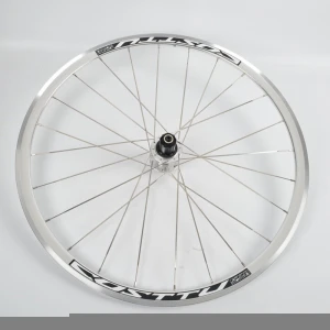 700C road bicycle disc brake wheel set retro silver wheel set road bike wheel set