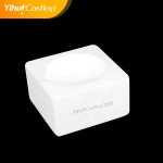 73 Quartz square shape crucible melting crucible,ceramic boat melting crucible,platinum melting crucible