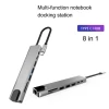 8 In 1 Type C Rj45 100m Ethernet Usb 3.0 Adapter Converter To Usb Adapter Laptop Docking Station Usb-C  Type C Hub Huub