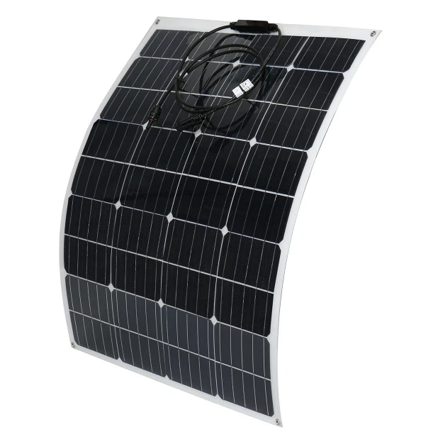 80W semi flexible solar panel cell for RV caravan solar energy systems panel