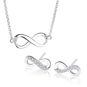 925 Sterling Silver Personalized Infinity Jewelry