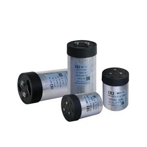 AC Filter Aluminium Cylindrical Case Polypropylene Film Capacitor MKP-AS Series